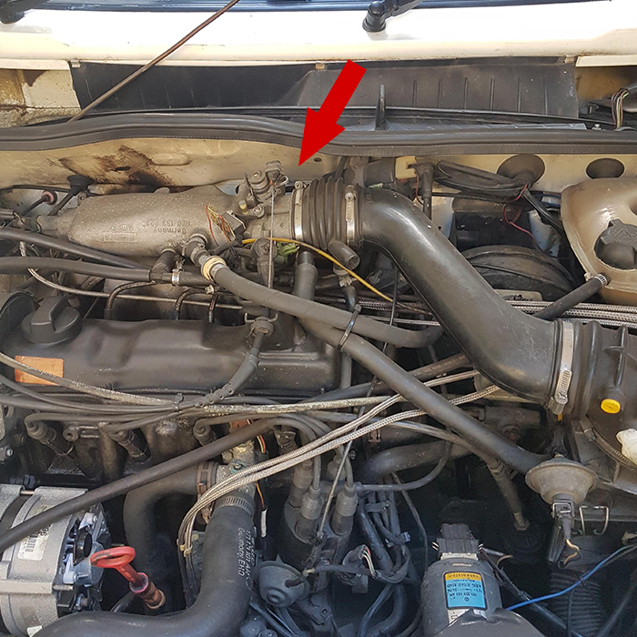 Adjusting the idle on a 1.8lt injected engine