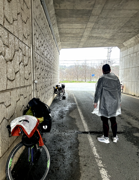 Raining on the cycle path